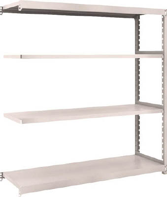 ＴＲＵＳＣＯ　Ｍ２型軽中量棚　１４６０Ｘ４５０ＸＨ１５００　４段　連結　ネオグレー＿