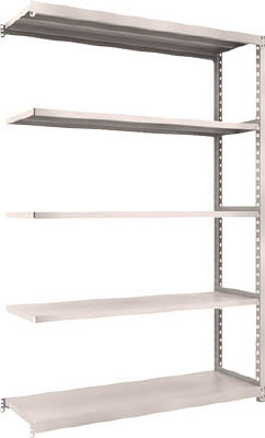 ＴＲＵＳＣＯ　Ｍ２型軽中量棚　１４６０Ｘ４５０ＸＨ２１００　５段　連結　ネオグレー＿