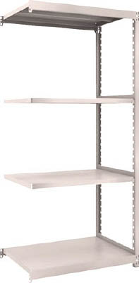 ＴＲＵＳＣＯ　Ｍ２型軽中量棚　８６０Ｘ６００ＸＨ１８００　４段　連結　ネオグレー＿