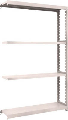 ＴＲＵＳＣＯ　Ｍ２型軽中量棚　１１６０Ｘ３００ＸＨ１８００　４段　連結　ネオグレー＿