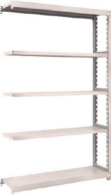 ＴＲＵＳＣＯ　Ｍ２型軽中量棚　１１６０Ｘ３００ＸＨ１８００　５段　連結　ネオグレー＿