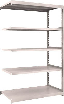 ＴＲＵＳＣＯ　Ｍ２型軽中量棚　１１６０Ｘ６００ＸＨ１８００　５段　連結　ネオグレー＿