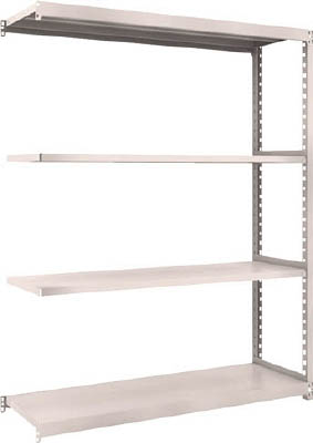 ＴＲＵＳＣＯ　Ｍ２型軽中量棚　１４６０Ｘ４５０ＸＨ１８００　４段　連結　ネオグレー＿
