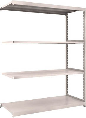 ＴＲＵＳＣＯ　Ｍ２型軽中量棚　１４６０Ｘ６００ＸＨ１８００　４段　連結　ネオグレー＿