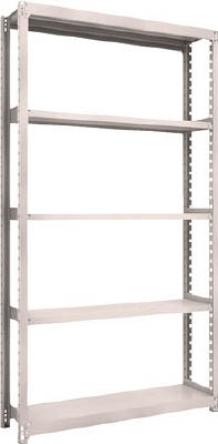 ＴＲＵＳＣＯ　Ｍ２型軽中量棚　１１６０Ｘ３００ＸＨ２１００　５段　単体　ネオグレー＿