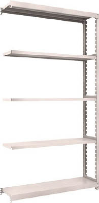 ＴＲＵＳＣＯ　Ｍ２型軽中量棚　１１６０Ｘ３００ＸＨ２１００　５段　連結　ネオグレー＿
