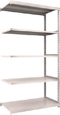 ＴＲＵＳＣＯ　Ｍ２型軽中量棚　１１６０Ｘ６００ＸＨ２１００　５段　連結　ネオグレー＿