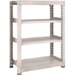 ＴＲＵＳＣＯ　Ｍ３型中量棚　９００Ｘ４７１ＸＨ１２００　４段　単体　ネオグレー＿