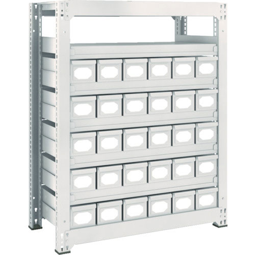 ＴＲＵＳＣＯ　Ｍ３型中量棚　Ｈ１２００　スチール引出付　小Ｘ３０＿