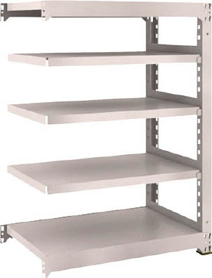 ＴＲＵＳＣＯ　Ｍ３型中量棚　９００Ｘ５７１ＸＨ１２００　５段　連結　ネオグレー＿