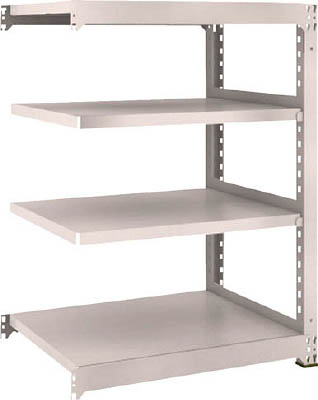 ＴＲＵＳＣＯ　Ｍ３型中量棚　９００Ｘ７２１ＸＨ１２００　４段　連結　ネオグレー＿