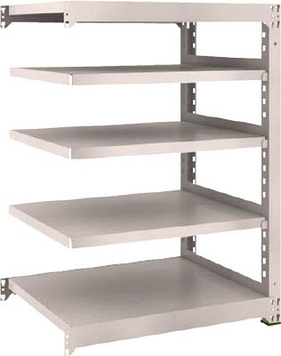 ＴＲＵＳＣＯ　Ｍ３型中量棚　９００Ｘ７２１ＸＨ１２００　５段　連結　ネオグレー＿
