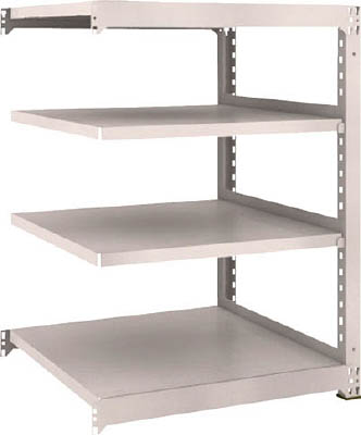 ＴＲＵＳＣＯ　Ｍ３型中量棚　９００Ｘ９２１ＸＨ１２００　４段　連結　ネオグレー＿