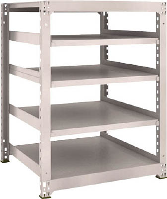 ＴＲＵＳＣＯ　Ｍ３型中量棚　９００Ｘ９２１ＸＨ１２００　５段　単体　ネオグレー＿