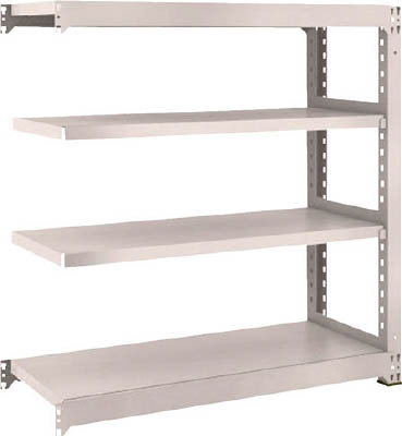 ＴＲＵＳＣＯ　Ｍ３型中量棚　１２００Ｘ４７１ＸＨ１２００　４段　連結　ネオグレー＿