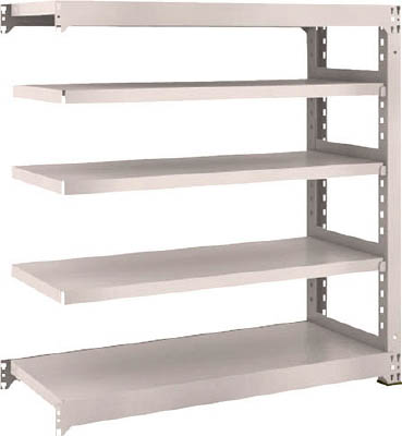 ＴＲＵＳＣＯ　Ｍ３型中量棚　１２００Ｘ４７１ＸＨ１２００　５段　連結　ネオグレー＿