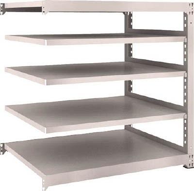 ＴＲＵＳＣＯ　Ｍ３型中量棚　１２００Ｘ９２１ＸＨ１２００　５段　連結　ネオグレー＿