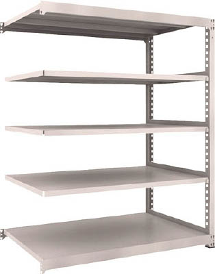ＴＲＵＳＣＯ　Ｍ３型中量棚　１５００Ｘ９２１ＸＨ１８００　５段　連結　ネオグレー＿