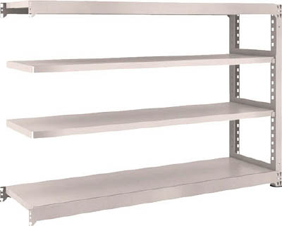 ＴＲＵＳＣＯ　Ｍ３型中量棚　１８００Ｘ４７１ＸＨ１２００　４段　連結　ネオグレー＿