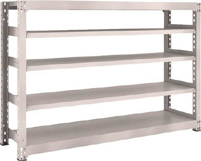 ＴＲＵＳＣＯ　Ｍ３型中量棚　１８００Ｘ４７１ＸＨ１２００　５段　単体　ネオグレー＿