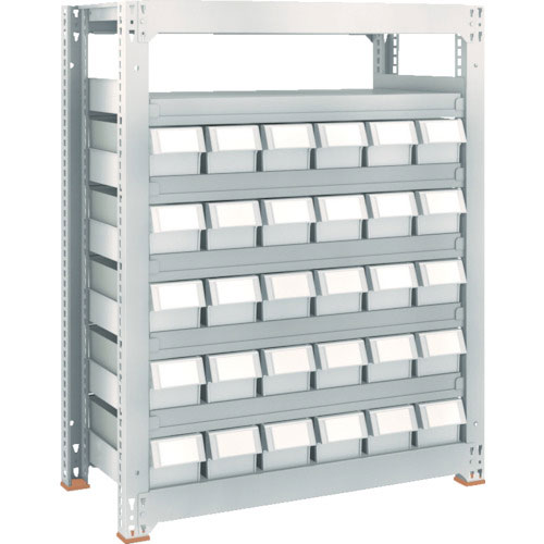 ＴＲＵＳＣＯ　Ｍ３型中量棚　Ｈ１２００　樹脂ＮＧ引出付　小Ｘ６５＿