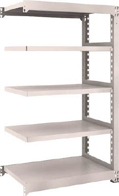 ＴＲＵＳＣＯ　Ｍ３型中量棚　９００Ｘ５７１ＸＨ１５００　５段　連結　ネオグレー＿