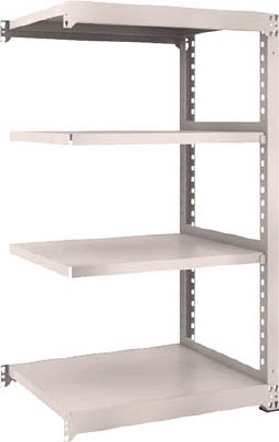 ＴＲＵＳＣＯ　Ｍ３型中量棚　９００Ｘ７２１ＸＨ１５００　４段　連結　ネオグレー＿