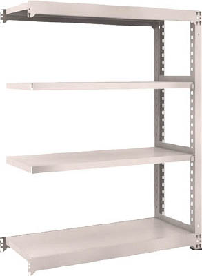 ＴＲＵＳＣＯ　Ｍ３型中量棚　１２００Ｘ４７１ＸＨ１５００　４段　連結　ネオグレー＿