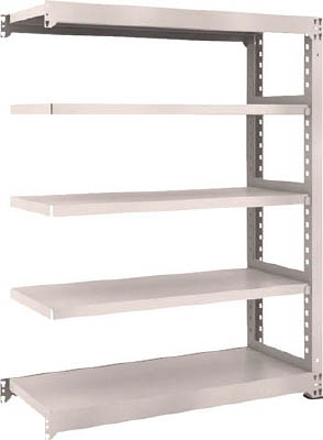 ＴＲＵＳＣＯ　Ｍ３型中量棚　１２００Ｘ４７１ＸＨ１５００　５段　連結　ネオグレー＿