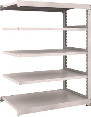 ＴＲＵＳＣＯ　Ｍ３型中量棚　１２００Ｘ７２１ＸＨ１５００　５段　連結　ネオグレー＿