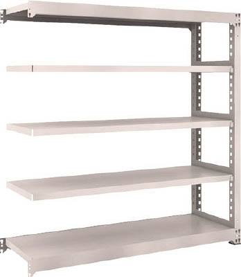 ＴＲＵＳＣＯ　Ｍ３型中量棚　１５００Ｘ４７１ＸＨ１５００　５段　連結　ネオグレー＿