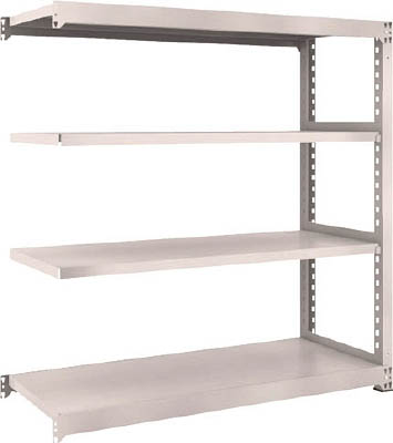 ＴＲＵＳＣＯ　Ｍ３型中量棚　１５００Ｘ５７１ＸＨ１５００　４段　連結　ネオグレー＿