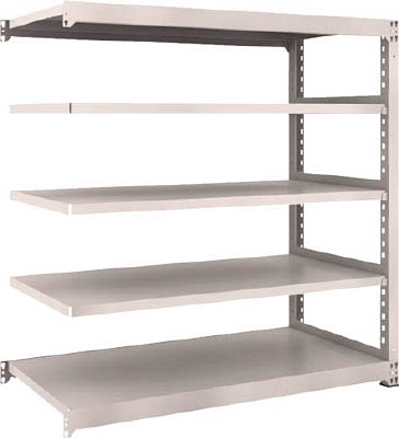 ＴＲＵＳＣＯ　Ｍ３型中量棚　１５００Ｘ７２１ＸＨ１５００　５段　連結　ネオグレー＿