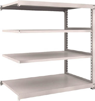 ＴＲＵＳＣＯ　Ｍ３型中量棚　１５００Ｘ９２１ＸＨ１５００　４段　連結　ネオグレー＿