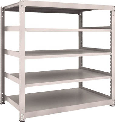 ＴＲＵＳＣＯ　Ｍ３型中量棚　１５００Ｘ９２１ＸＨ１５００　５段　単体　ネオグレー＿