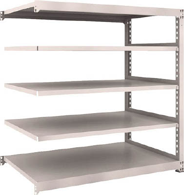 ＴＲＵＳＣＯ　Ｍ３型中量棚　１５００Ｘ９２１ＸＨ１５００　５段　連結　ネオグレー＿