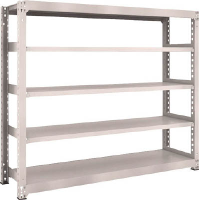 ＴＲＵＳＣＯ　Ｍ３型中量棚　１８００Ｘ４７１ＸＨ１５００　５段　単体　ネオグレー＿