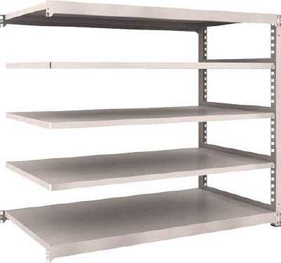 ＴＲＵＳＣＯ　Ｍ３型中量棚　１８００Ｘ９２１ＸＨ１５００　５段　連結　ネオグレー＿