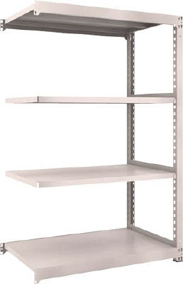 ＴＲＵＳＣＯ　Ｍ３型中量棚　１２００Ｘ７２１ＸＨ１８００　４段　連結　ネオグレー＿