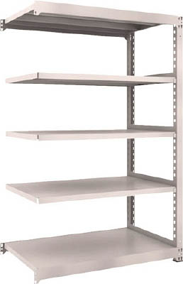 ＴＲＵＳＣＯ　Ｍ３型中量棚　１２００Ｘ７２１ＸＨ１８００　５段　連結　ネオグレー＿
