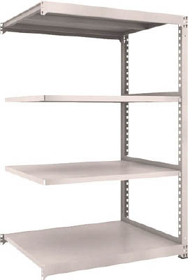 ＴＲＵＳＣＯ　Ｍ３型中量棚　１２００Ｘ９２１ＸＨ１８００　４段　連結　ネオグレー＿