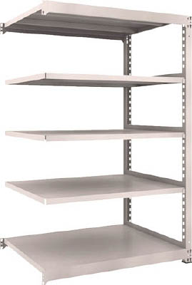 ＴＲＵＳＣＯ　Ｍ３型中量棚　１２００Ｘ９２１ＸＨ１８００　５段　連結　ネオグレー＿