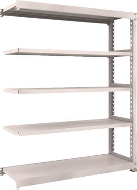 ＴＲＵＳＣＯ　Ｍ３型中量棚　１５００Ｘ４７１ＸＨ１８００　５段　連結　ネオグレー＿