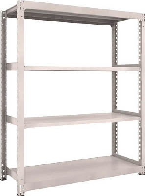 ＴＲＵＳＣＯ　Ｍ３型中量棚　１５００Ｘ５７１ＸＨ１８００　４段　単体　ネオグレー＿