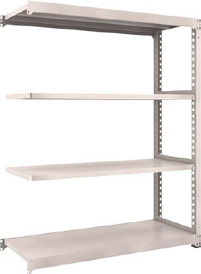 ＴＲＵＳＣＯ　Ｍ３型中量棚　１５００Ｘ５７１ＸＨ１８００　４段　連結　ネオグレー＿