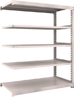 ＴＲＵＳＣＯ　Ｍ３型中量棚　１５００Ｘ７２１ＸＨ１８００　５段　連結　ネオグレー＿
