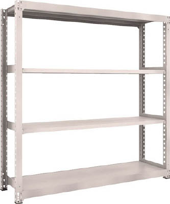 ＴＲＵＳＣＯ　Ｍ３型中量棚　１８００Ｘ４７１ＸＨ１８００　４段　単体　ネオグレー＿