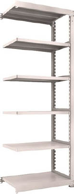 ＴＲＵＳＣＯ　Ｍ３型中量棚　９００Ｘ５７１ＸＨ２４００　６段　連結　ネオグレー＿