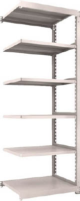 ＴＲＵＳＣＯ　Ｍ３型中量棚　９００Ｘ７２１ＸＨ２４００　６段　連結　ネオグレー＿