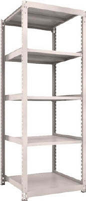 ＴＲＵＳＣＯ　Ｍ３型中量棚　９００Ｘ９２１ＸＨ２４００　５段　単体　ネオグレー＿